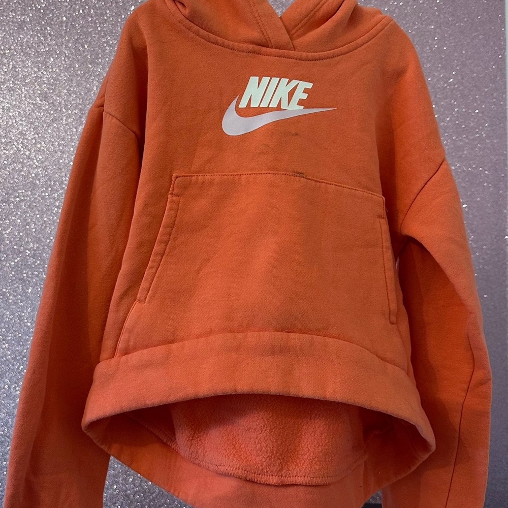 Nike Kids Bright Orange Hoodie